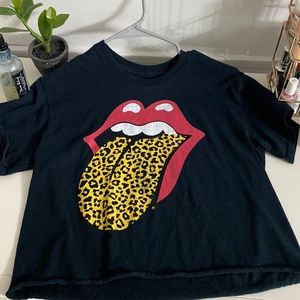 Rolling Stones Crop Top
